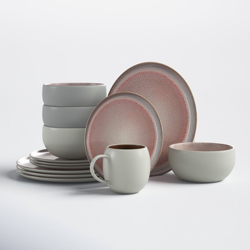 Joss & Main Calpurnia Stoneware Dinnerware Set - Service for 4 ...